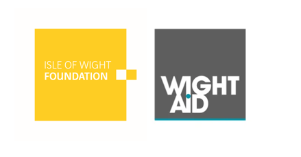 Isle of Wight Foundation and WightAid logos side by side